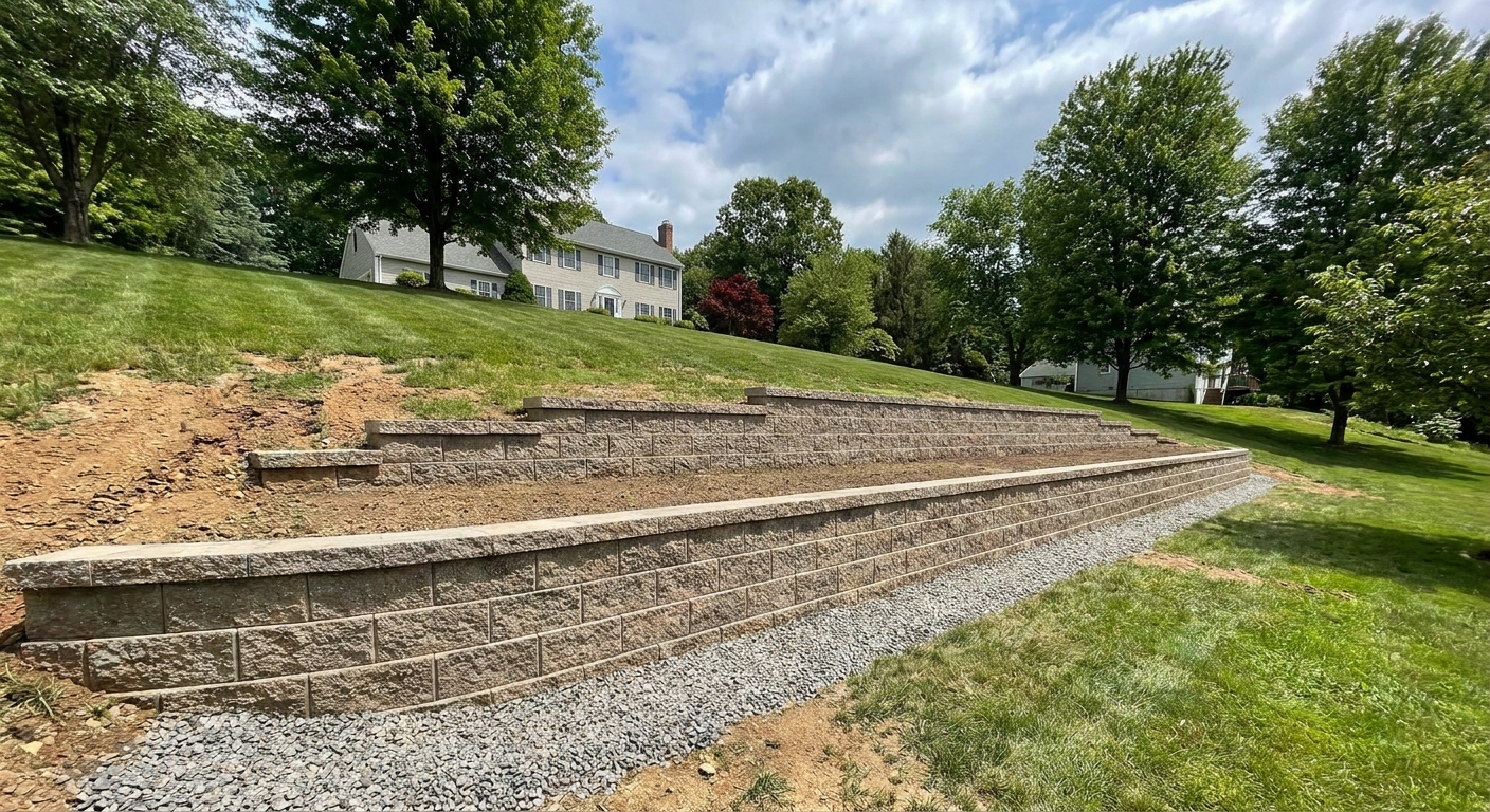Can Retaining Walls in Waterford Prevent Yard Erosion?