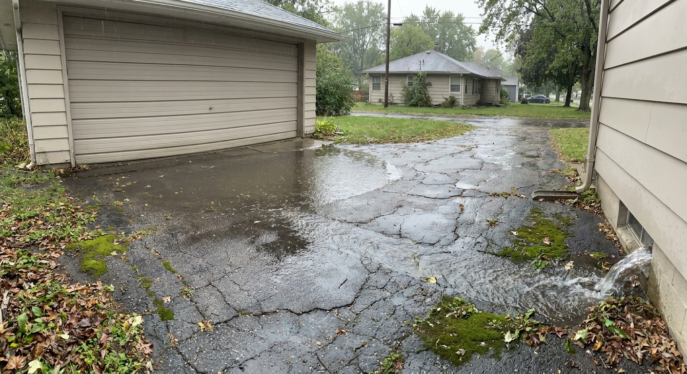 Is Your Driveway in Waterford Draining the Wrong Way?