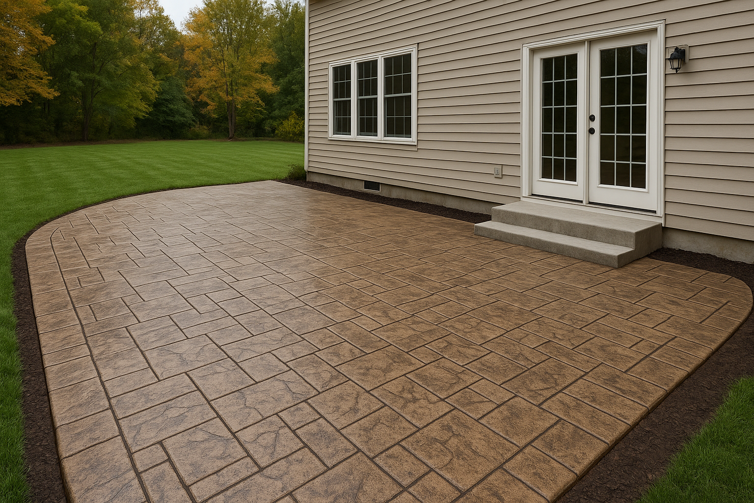 Is Stamped Concrete Right for Your Patio in Glastonbury?