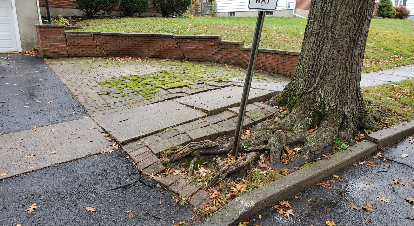 How Tree Roots Damage Hardscapes in Waterford