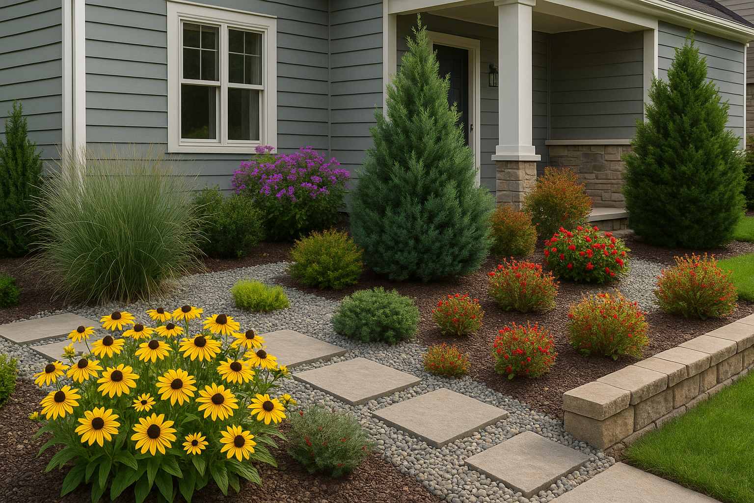 Low Maintenance Plants & Materials for Landscaping in Glastonbury