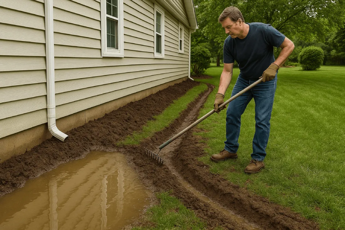 Simple Fixes to Stop Water from Pooling in Your Yard