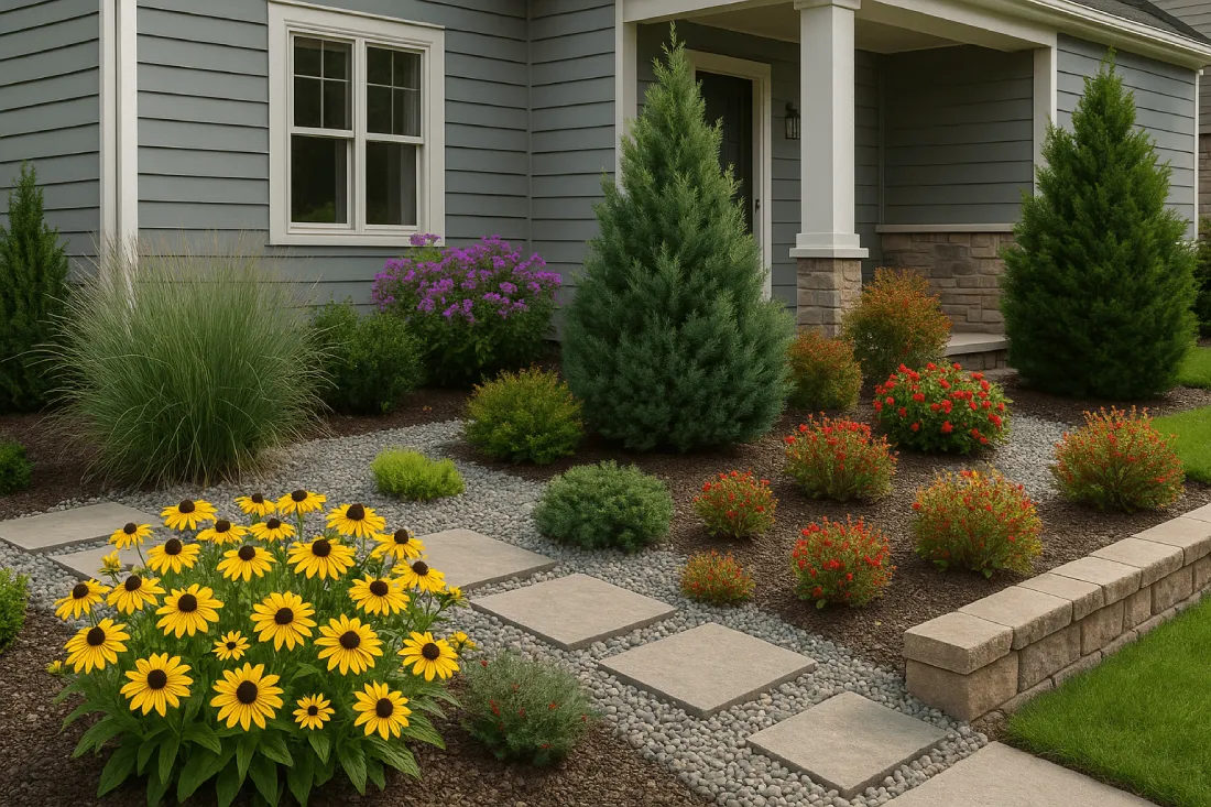 Low Maintenance Plants and Materials for Easy Landscaping in Glastonbury